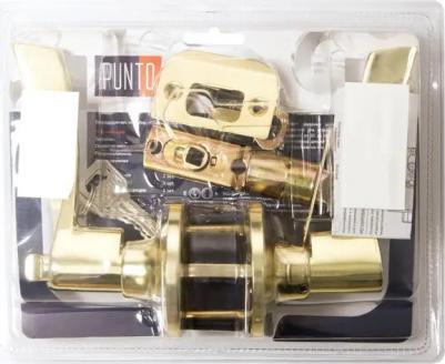 Ручка-защелка фиксатор с ключом цвет золото – фото 14