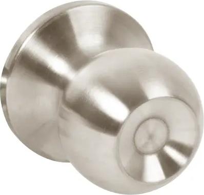 Ручка-кноб 6073, без запирания, цвет никель – фото 1
