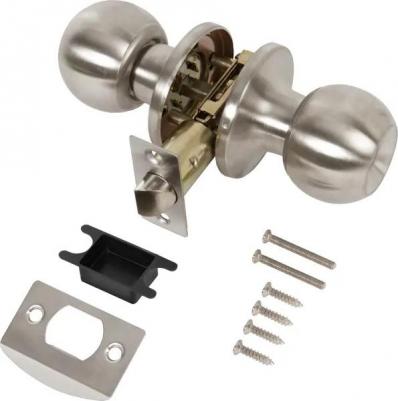 Ручка-кноб 6073, без запирания, цвет никель – фото 3