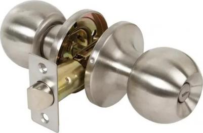 Ручка-кноб 6073, фиксатор, цвет никель