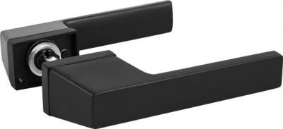 Дверные ручки Titan, без запирания, цвет черный 6975519810898