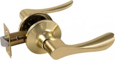 Ручка-защелка ЗВ3-05 нажимная, межкомнатная, без запирания, черный – фото 2