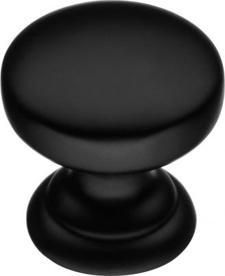 Ручки Ручка-кнопка матовый черный K-2360 BL