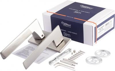 Дверная ручка Slim 130K AL 4606555086375 – фото 1