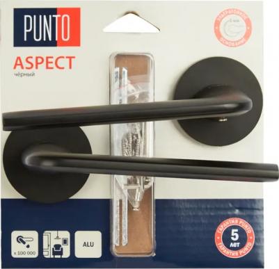 Дверные ручки Aspect, без запирания, цвет черный 6975519810089 – фото 2