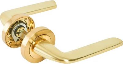 Дверные ручки Lex, без запирания, цвет матовое золото