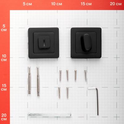 Фиксатор BK6 QR квадратная розетка черный – фото 4