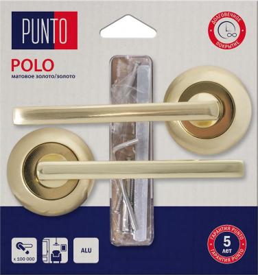 Ручка раздельная LM/A R. TL54. POLO/HD SG/GP-4 матовое золото/золото – фото 1