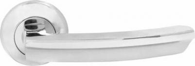 Дверная ручка для входной металлической двери с квадратом 140 мм 93 CP, хром