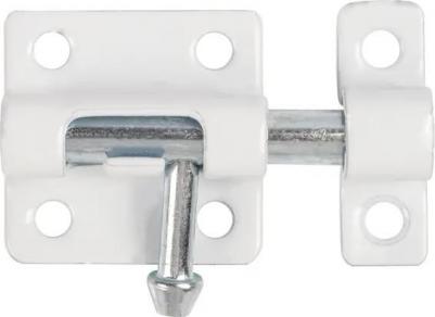 Шпингалет ЗТ-4 сталь цвет белый