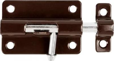 Шпингалет ЗТ-6 сталь цвет коричневый