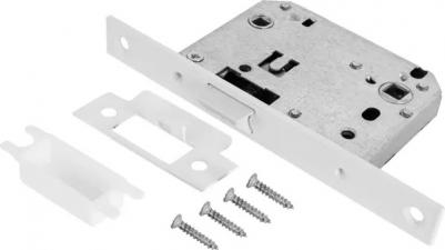 Защелка межкомнатная EDS-50-70, 73x95x14 мм, сталь, цвет белый – фото 2