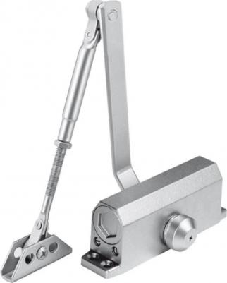 Доводчик дверной L-8225, серебро, 1 шт – фото 1