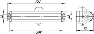 Дверной доводчик DC-205 BR – фото 1