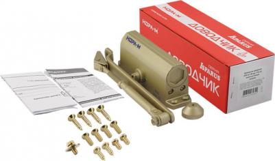 Доводчик дверной 430 до 110 кг золотистый – фото 2