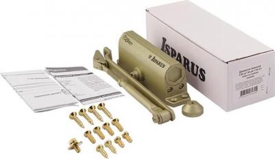 Доводчик дверной 430 до 110 кг золотистый – фото 3