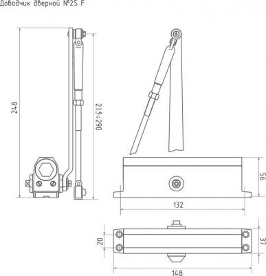 Доводчик №2s F 4606555076260 – фото 9