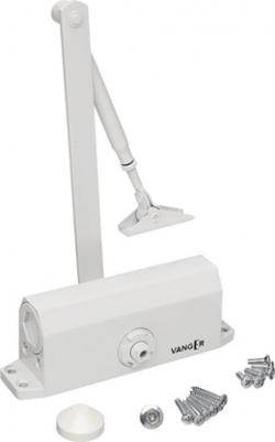 Доводчик дверной DC-85-W белый, до 85 кг – фото 2