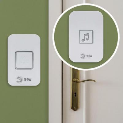 C98 Звонок дверной C98 беспроводной, от сети, белый, 60 мелодий, цена за 1 шт – фото 2