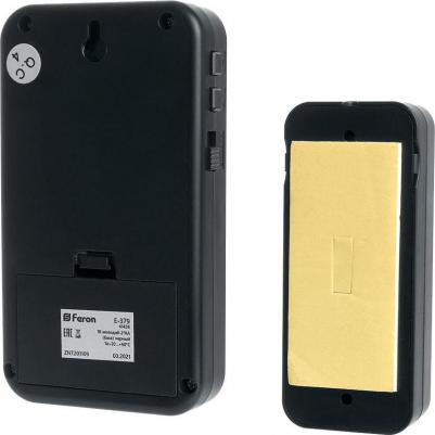 Звонок электрический дверной, черный, E-379, цена за 1 шт – фото 2