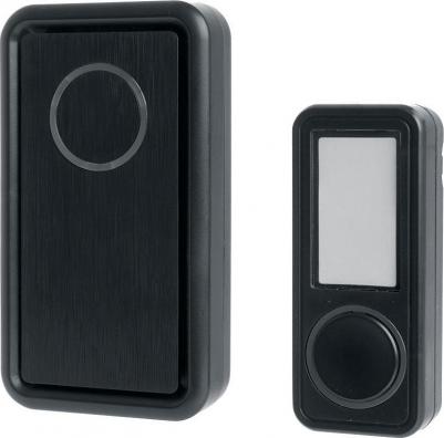 Звонок электрический дверной, черный, E-379, цена за 1 шт