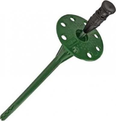 Дюбель для теплоизоляции 10х140 мм металлический гвоздь с термоголовкой – фото 1