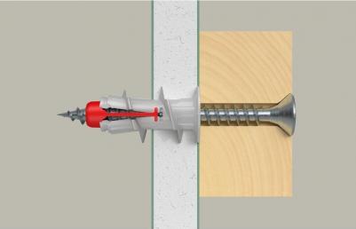 Дюбель для листовых материалов DuoBlade 15x44 мм нейлон (6 шт.) – фото 2