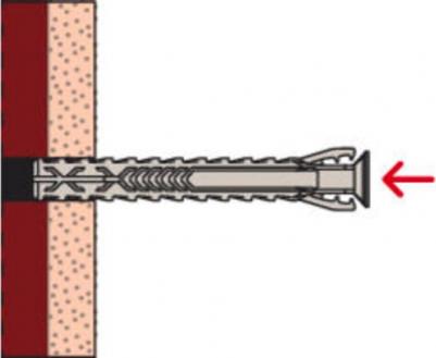 Дюбель распорный SX PLUS 4x20 мм нейлон (28 шт.) – фото 2