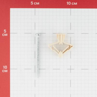 Дюбель для листовых материалов PLA 4x60 мм нейлон (60 шт.) – фото 2