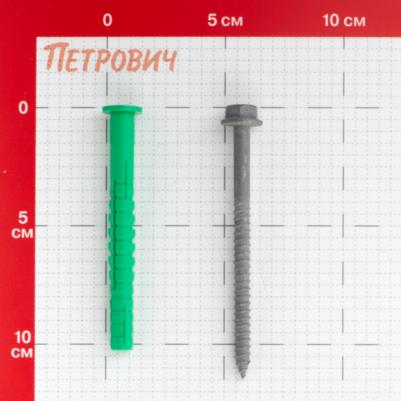 Дюбель фасадный АНФ-Л с шурупом шестигранная головка 10x105 мм коррозионностойкий 4606700891120 – фото 1