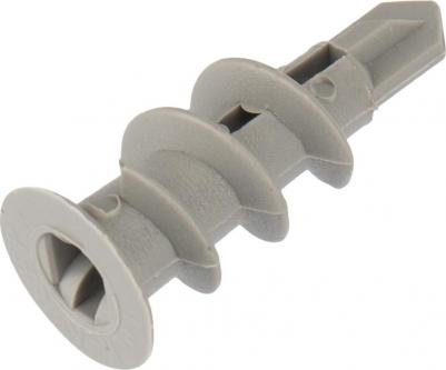 Дюбель DRIVA PA 14х32 пластиковый со сверлом, пакет, цена за 1 упак – фото 1