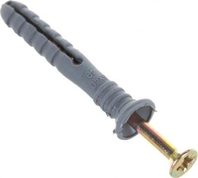 Дюбель-гвоздь с бортиком 6x40, 150 шт. 4690441034472