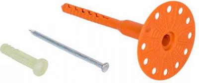 Дюбель для теплоизоляции 8х115 мм металлический гвоздь с термоголовкой 4687202120055