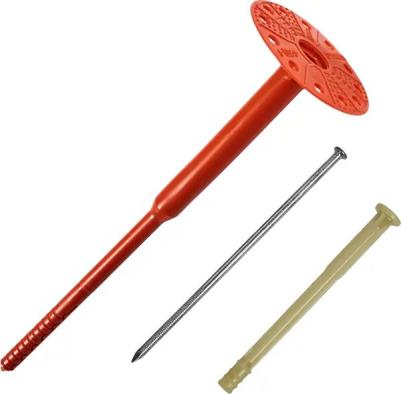 Дюбель для теплоизоляции 8х215 мм металлический гвоздь с термоголовкой 4687202054848 – фото 1