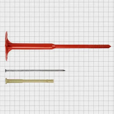 Дюбель для теплоизоляции 8х215 мм металлический гвоздь с термоголовкой 4687202054848 – фото 2