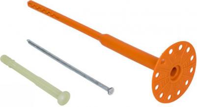 Дюбель для теплоизоляции 8х215 мм металлический гвоздь с термоголовкой 4687202054848