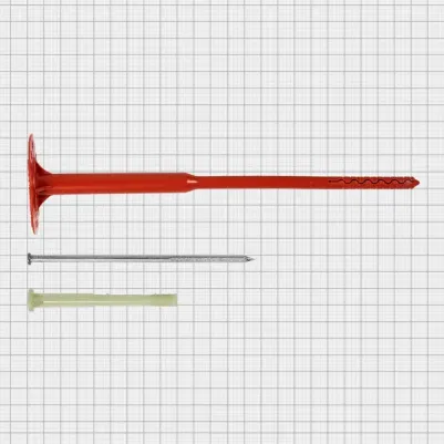 Дюбель для теплоизоляции 8х235 мм металлический гвоздь с термоголовкой 4687202054855 – фото 1
