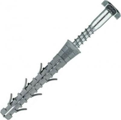 Дюбель фасадный предназначен для сквозного монтажа деревянных реек, бруса, кровельных и фасадных конструкций, оконных рам, дверных косяков и т.д 4627129100419