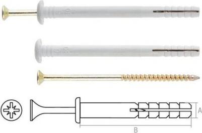 Материал - полипропилен Максимальная толщина закрепляемой детали - 50мм Минимальная глубина крепления - 30мм Предназначен для крепления – фото 1