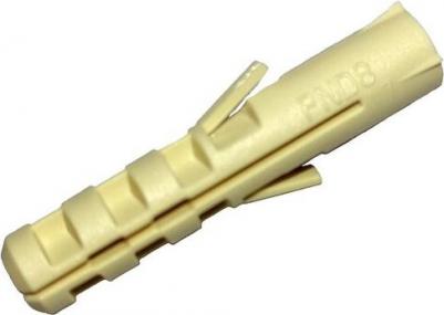 Европартнер Дюбель нейлоновый PND-8 8х40 mm, 100 шт 76082040 – фото 1