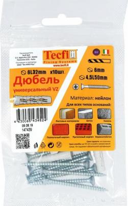 Универсальный дюбель 6x32 10 шт