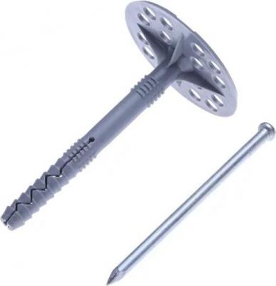 Дюбель для теплоизоляции, с мет. гвоздём, 10х90, 30 шт – фото 4