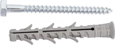 Фасадный дюбель TSX-S 10x80 мм, 50 шт. 151675 – фото 1