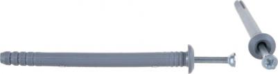 универсальный Дюбель-гвоздь грибовидная манжета полипропилен 6x80 мм 100 штук в упаковке – фото 2