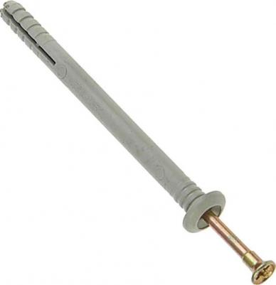 универсальный Дюбель-гвоздь грибовидная манжета полипропилен 6x80 мм 100 штук в упаковке – фото 5