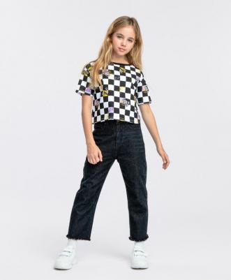 Джинсы детские 223BBGJC63040800, черный, 158