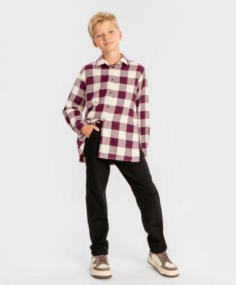 Джинсы утепленные прямые Regular fit черные детские, 146, 224BBGJC6402 – фото 2