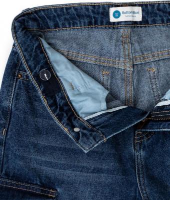 Джинсы 124BBBJC63011000, синий, 140 – фото 2