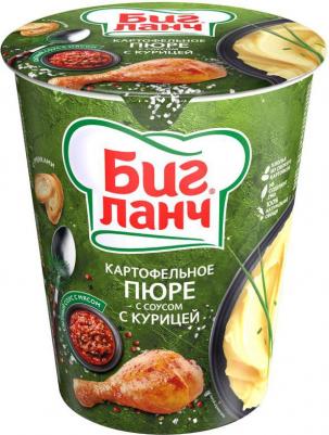 Картофельное пюре с курицей с соусом, 50 г – фото 4
