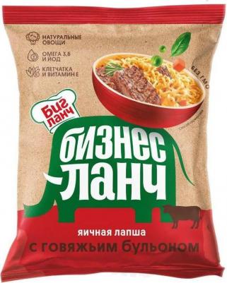 Лапша быстрого приготовления Бизнес-Ланч с говяжьим бульоном 60г х 30 шт – фото 4